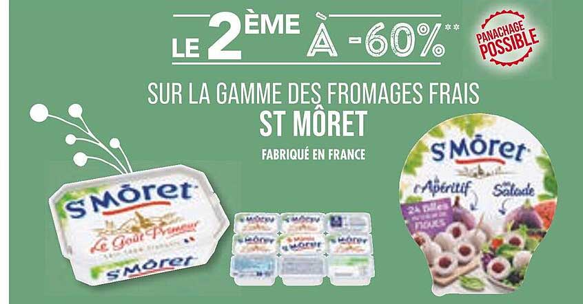 la gamme des fromages frais st môret