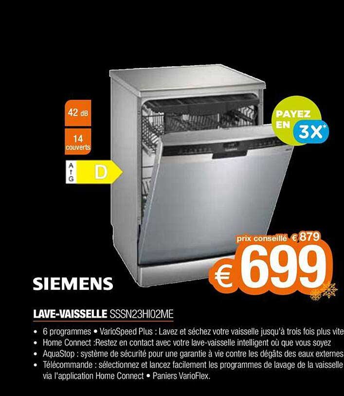 lave-vaisselle siemens