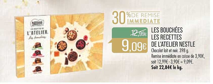 les bouchées les recettes de l'atelier nestlé