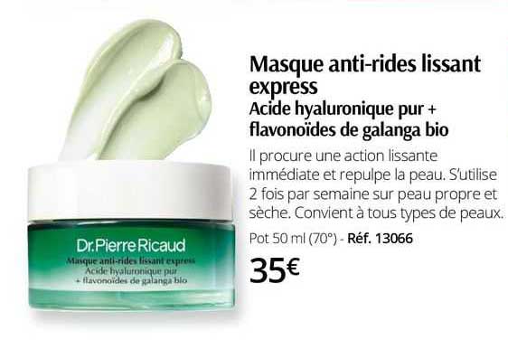 masque anti-rides lissant express