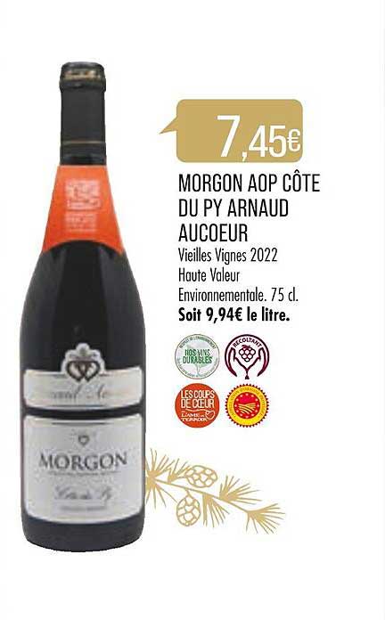 morgon aop côte du py arnaud aucoeur