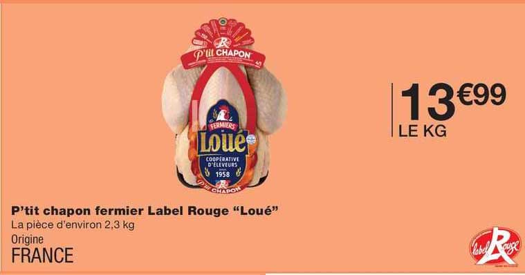 p'tit chapon fermier label rouge "loué"