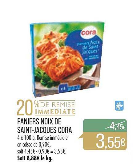 paniers noix de saint-jacques cora