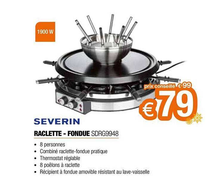 Raclette - Fondue Severin