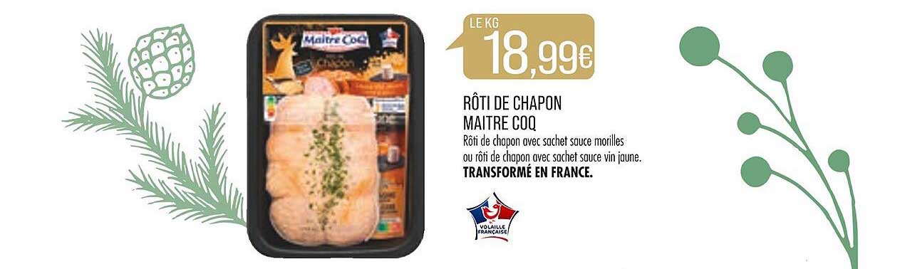rôti de chapon maître coq
