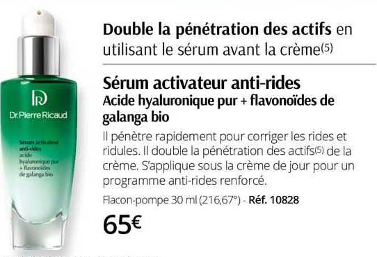 sérum activateur anti-rides