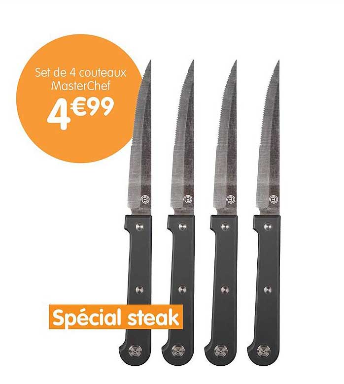 set de 4 couteaux masterChef