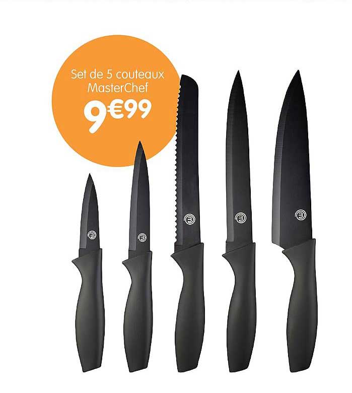 set de 5 couteaux masterChef