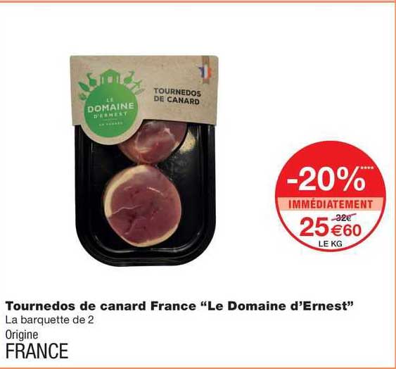 tournedos de canard france "le domaine d'ernest"