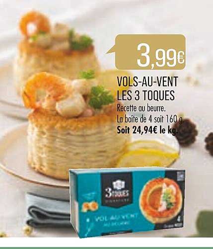 vols-au-vent les 3 toques