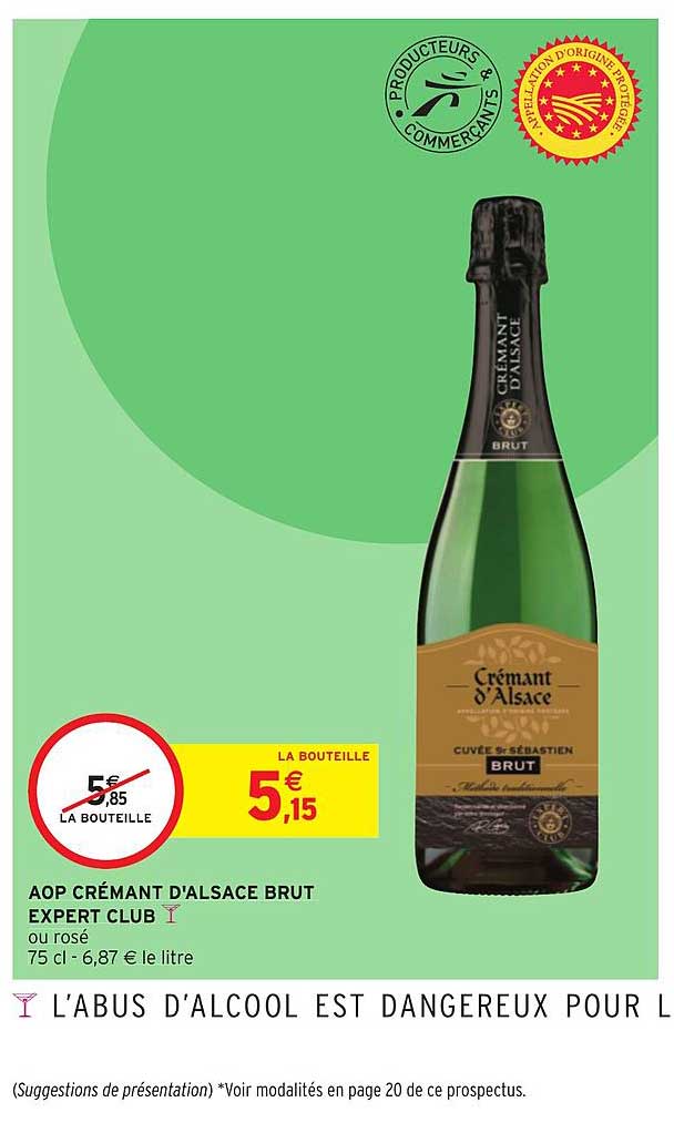 Aop Crémant D'alsace Brut Expert Club