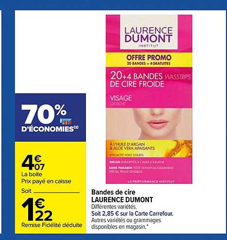 bandes de cire laurence dumont
