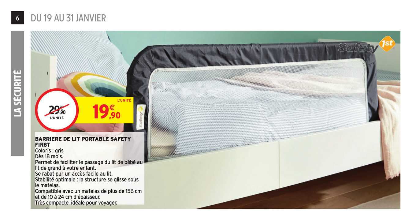 Barrière De Lit Portable Safety First