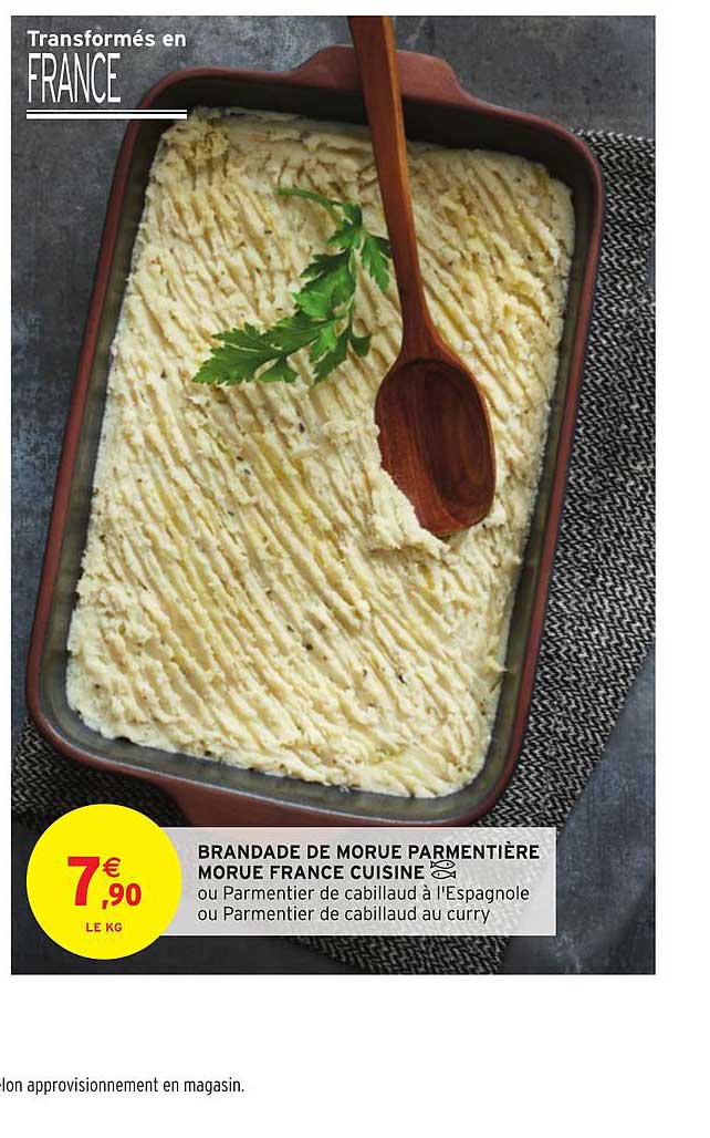 Brandade De Morue Parmentière Morue France Cuisine