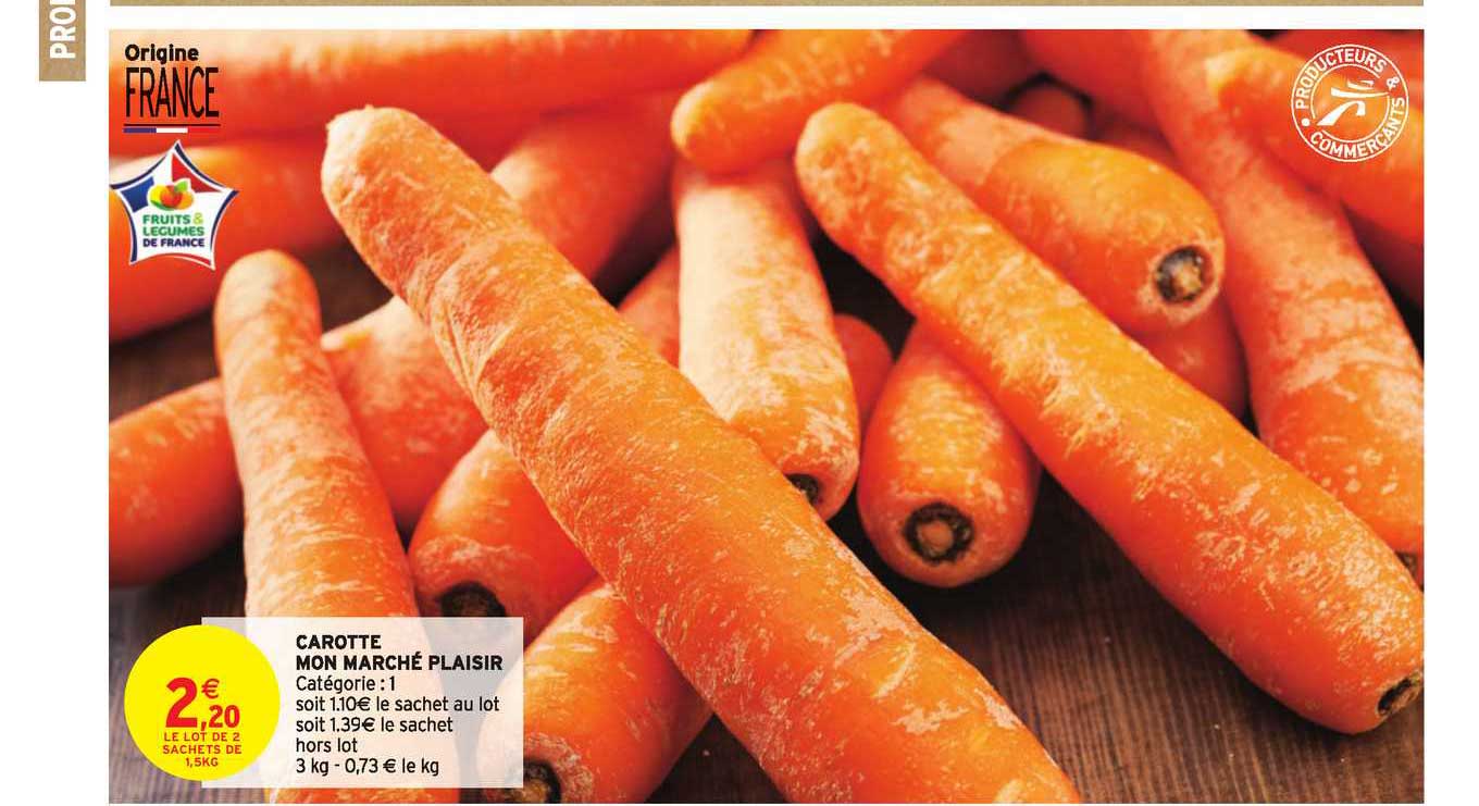 carotte mon marché plaisir