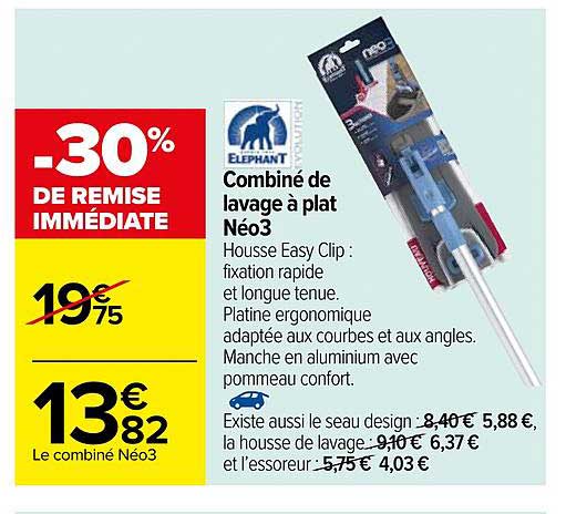 Combiné De Lavage à Plat Néo3 -30% De Remise Immédiate