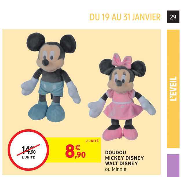 doudou mickey disney walt disney