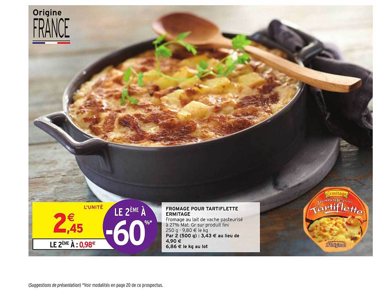 Fromage Pour Tartiflette Ermitage
