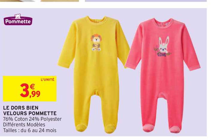 le dors bien velours pommette