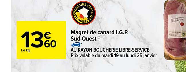 magret de canard i.g.p. sud ouest