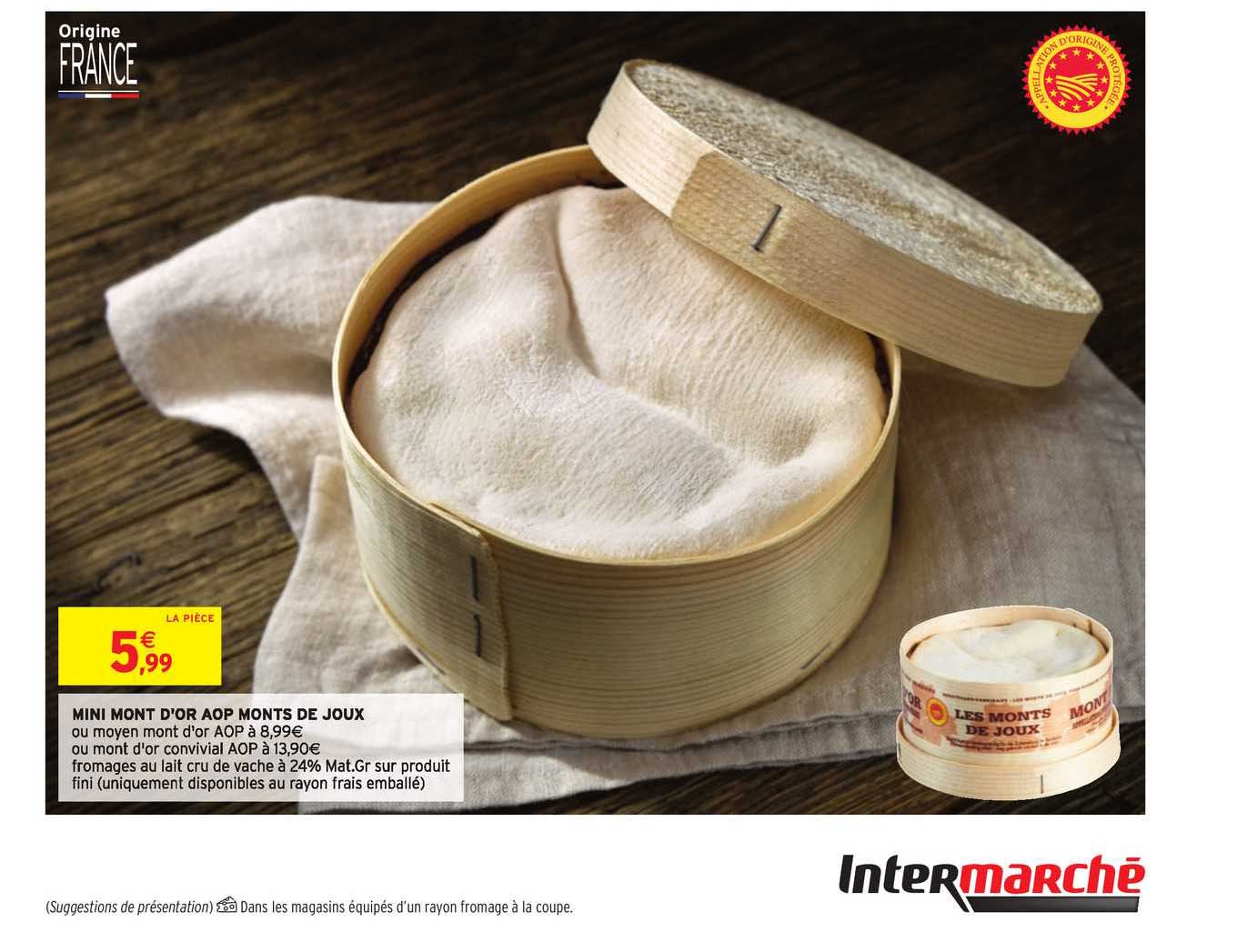 mini mont d'or aop monts de joux