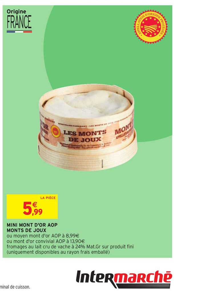 Mini Mont D'or Aop Monts De Joux