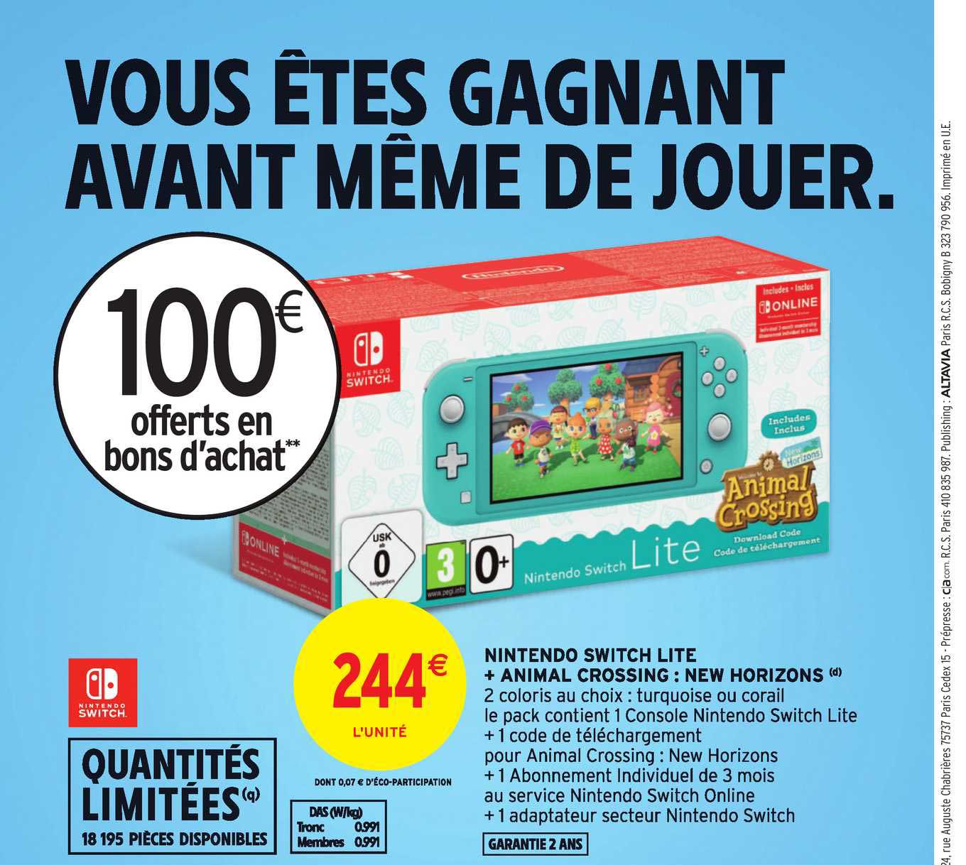 nintendo switch lite + animal crossing new horizons