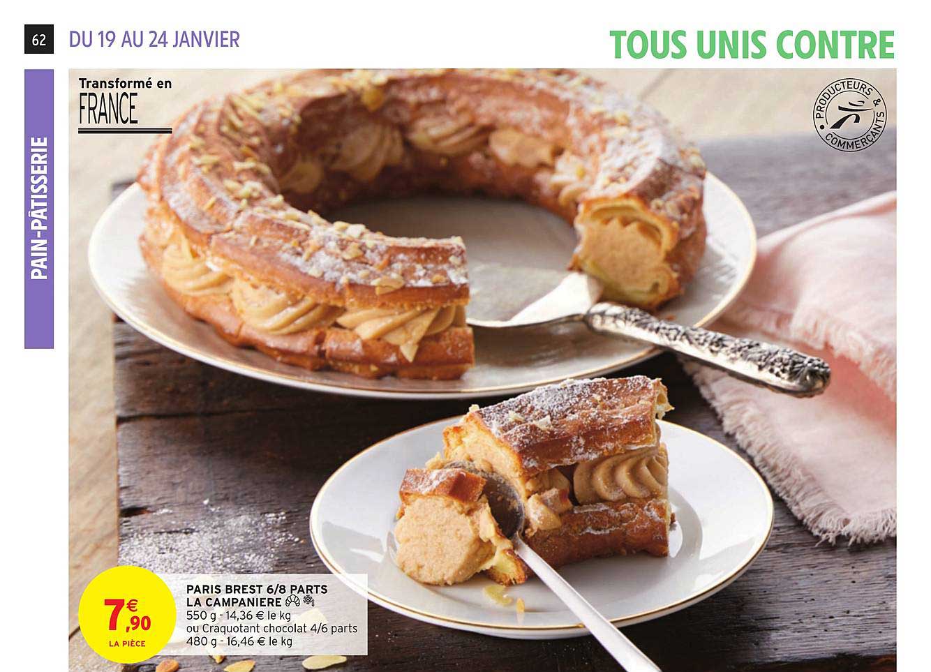 paris brest 6 8 parts la campanière
