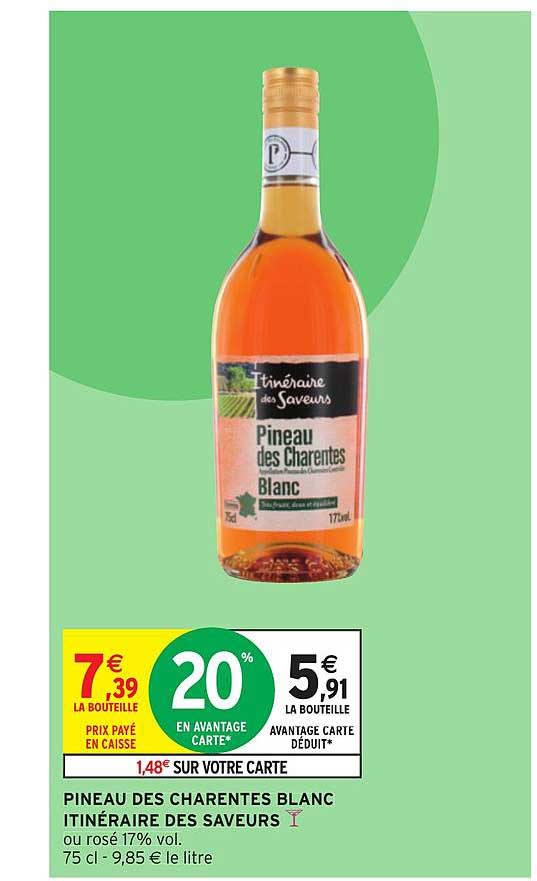 pineau des charentes blanc itinéraire des saveurs