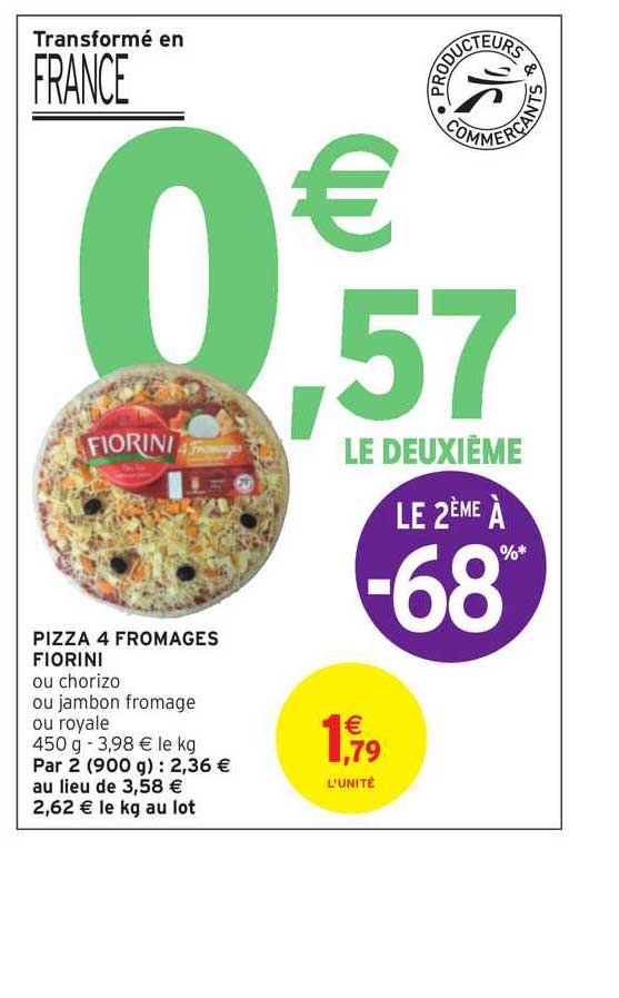 Pizza 4 Fromages Fiorini