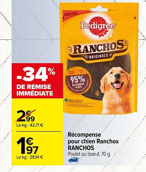 Récompense Pour Chien Ranchos Ranchos -34% De Remise Immédiate