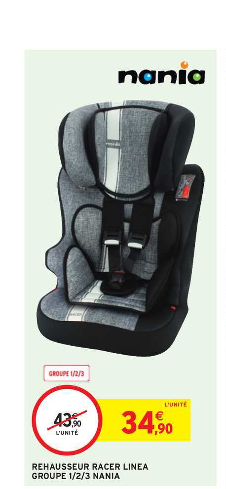 rehausseur racer linea groupe 1-2-3 nania