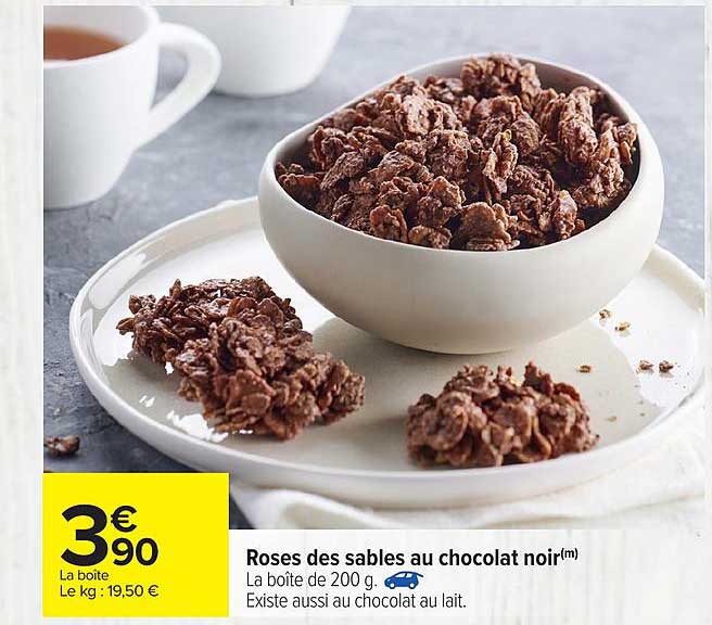 Roses Des Sables Au Chocolat Noir