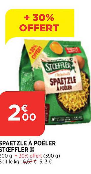 Spaetzle à Poêler Stoeffler