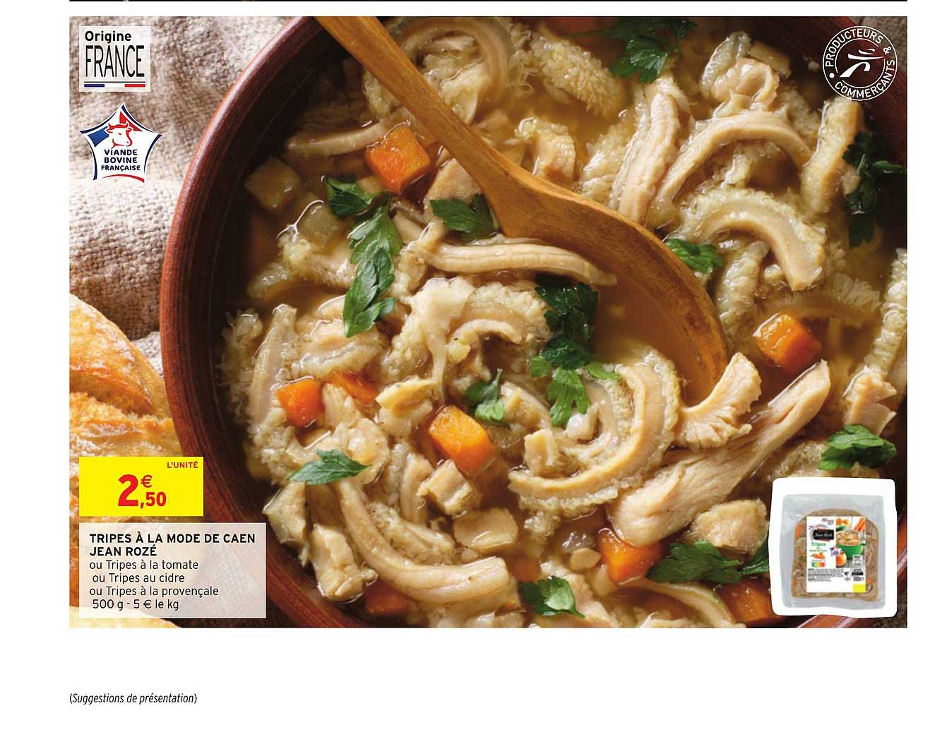 tripes à la mode de caen jean rozé