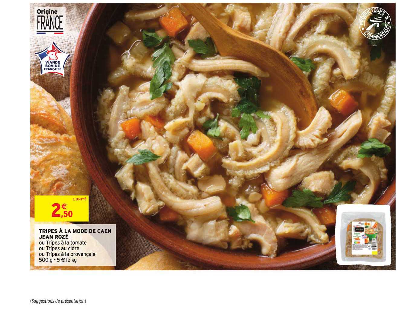tripes à la mode de caen jean rozé