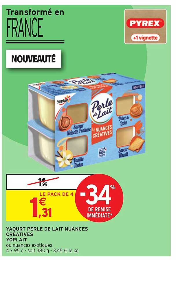 yaourt perle de lait nuances créatives yoplait