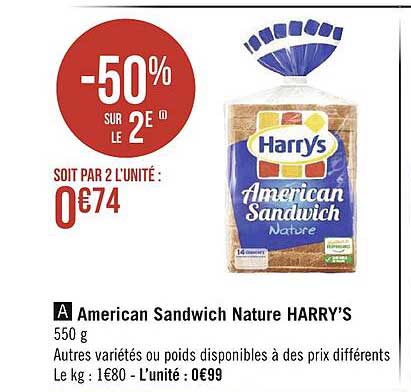 american sandwich nature harry's