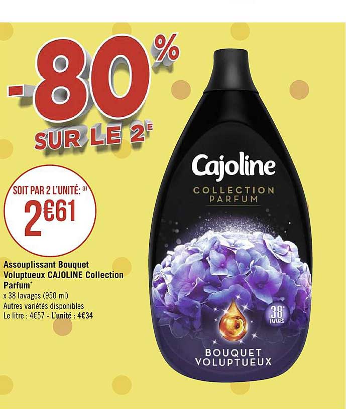 Assouplissant Bouquet Voluptueux Cajoline Collection Parfum