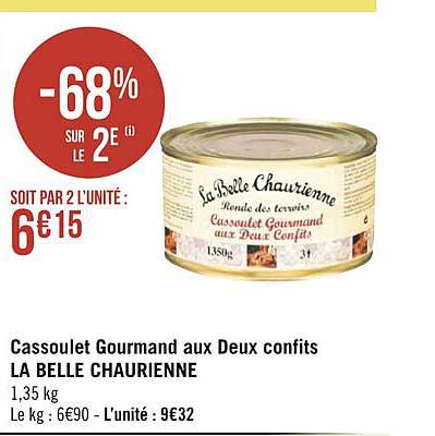 cassoulet gourmand aux deux confits la belle chaurienne