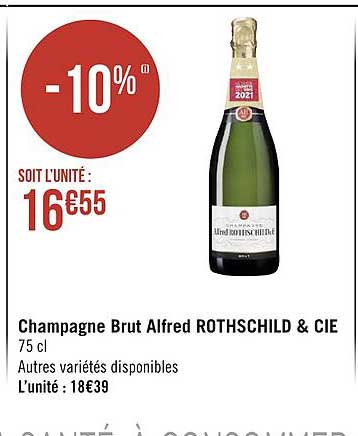 champagne brut alfred rothschild & cie