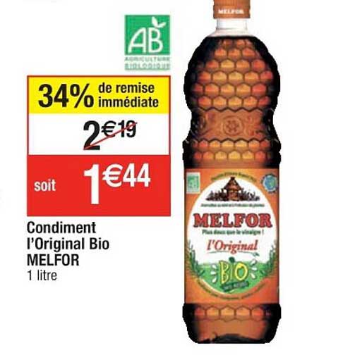 Condiment L'original Bio Melfor