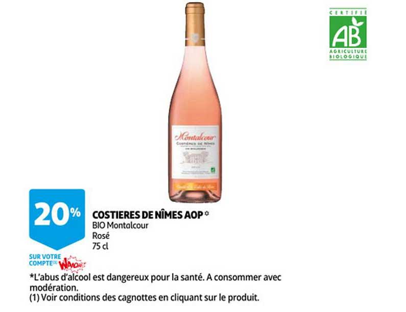 costières de nîmes aop bio montalcour