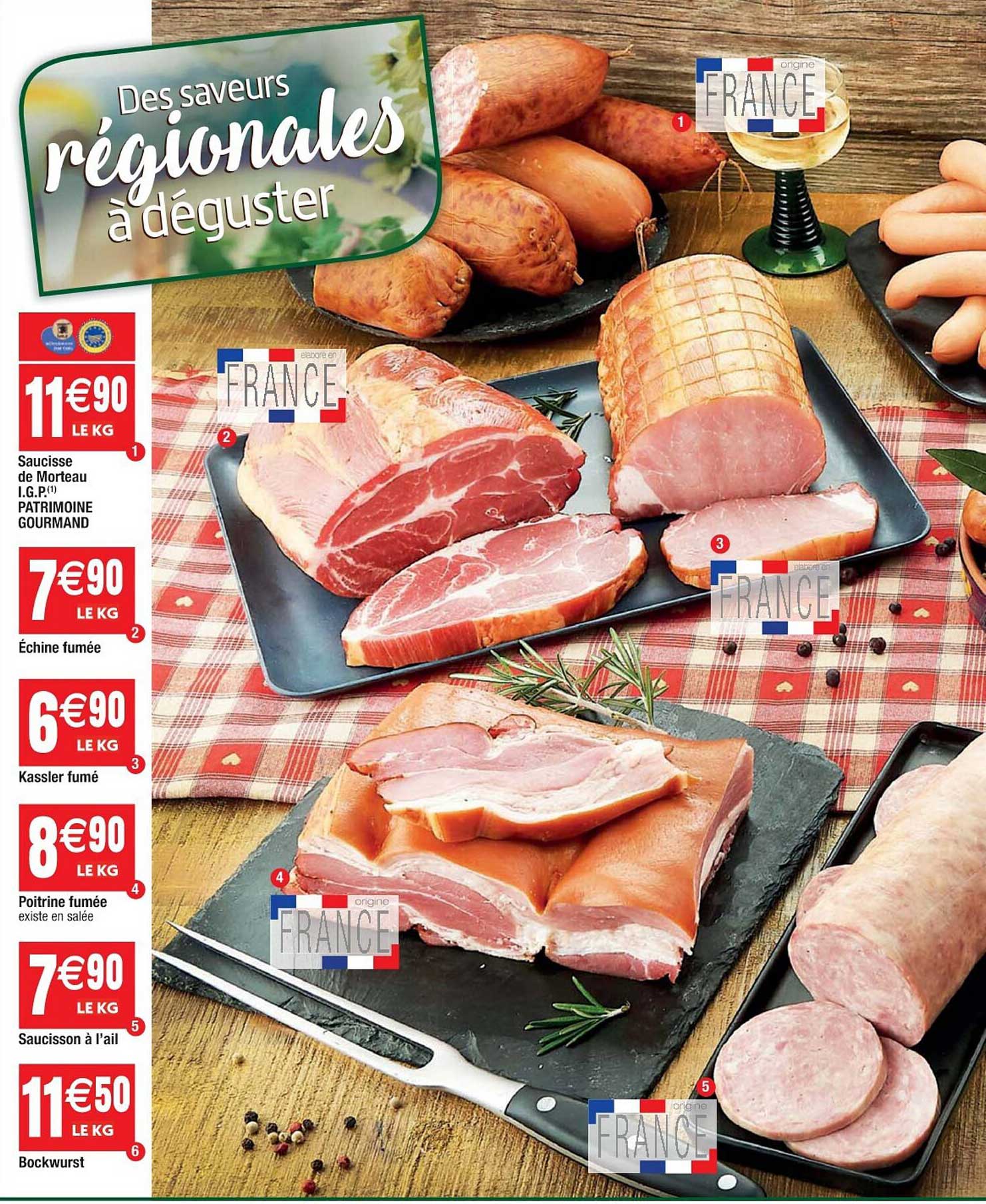 des saveurs régionales à déguster
