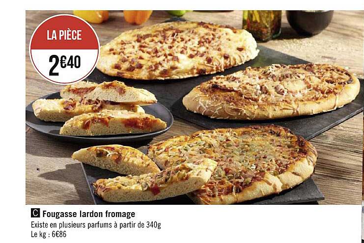 Fougasse Lardon Fromage