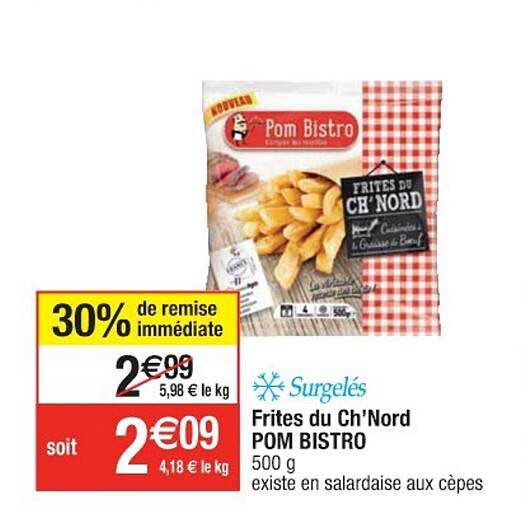 Frites Du Ch'nord Pom Bistro