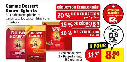 gamme dessert douwe egberts