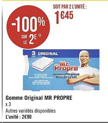 gomme original mr propre