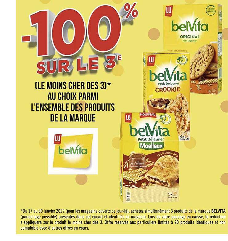 l'ensemble des produits de la marque lu belvita