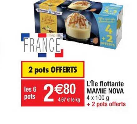 l'île flottante mamie nova